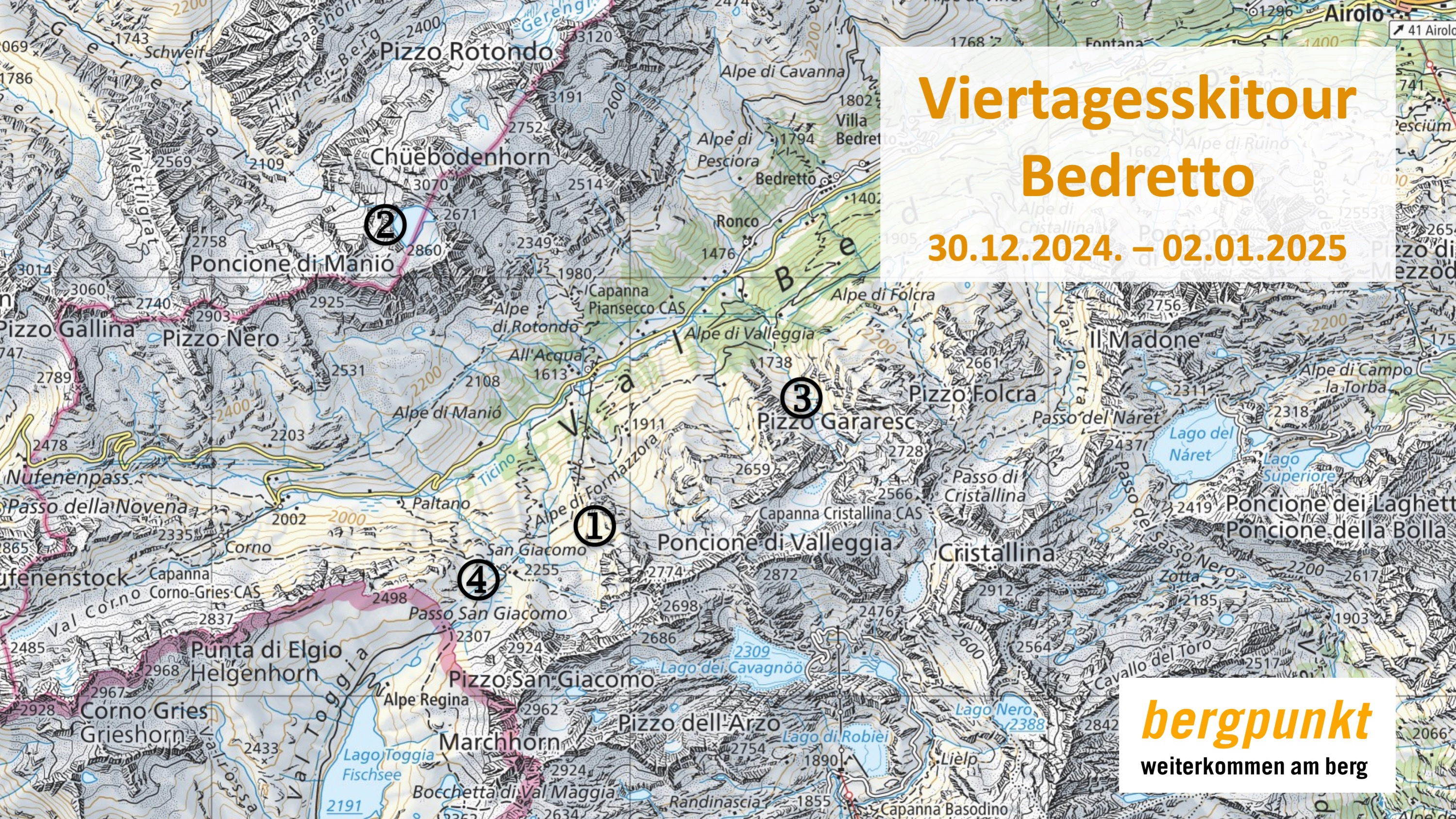 Viertagesskitour