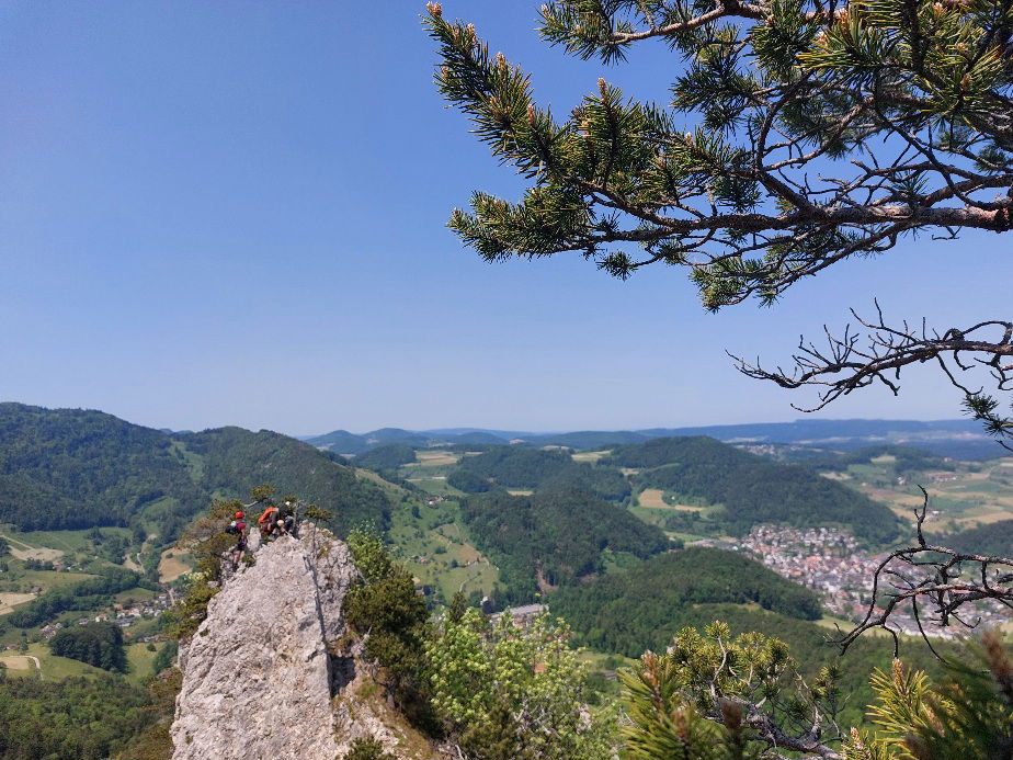2. Gruppe: Klettertour Gerstelgrat