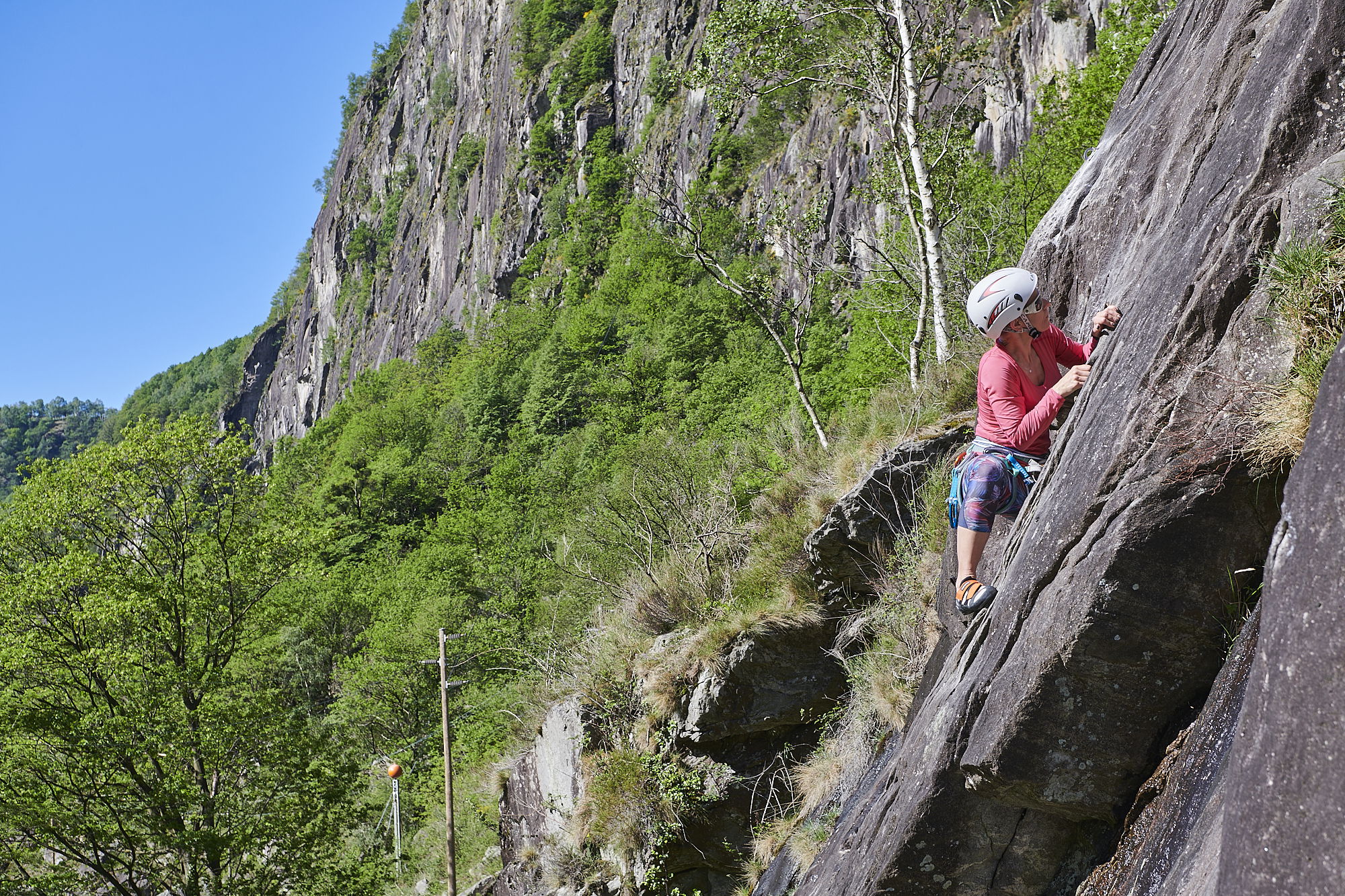 Klettertour Quarzo, Tessin