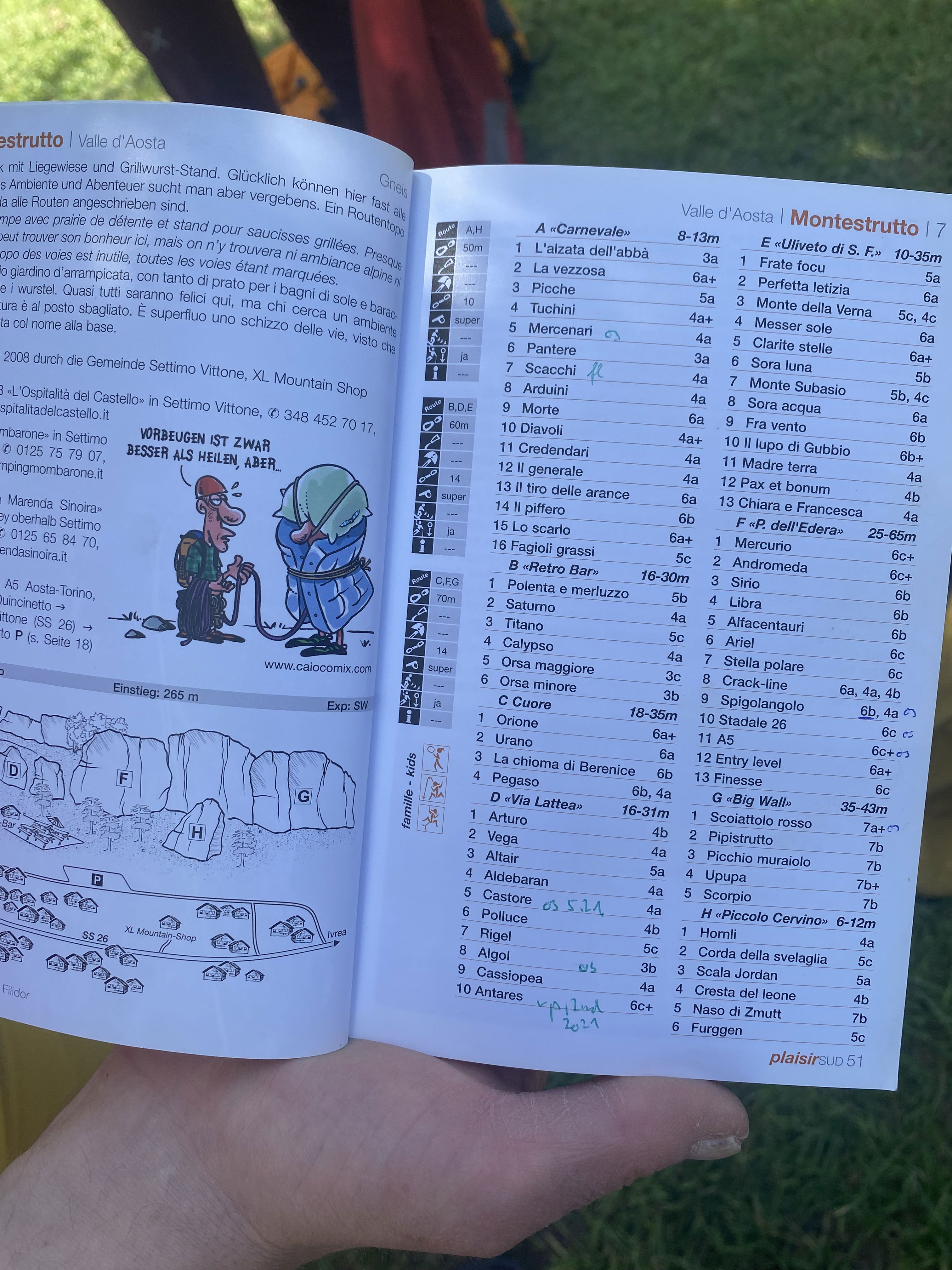 Kurzkletterferien im nahen Norditalien