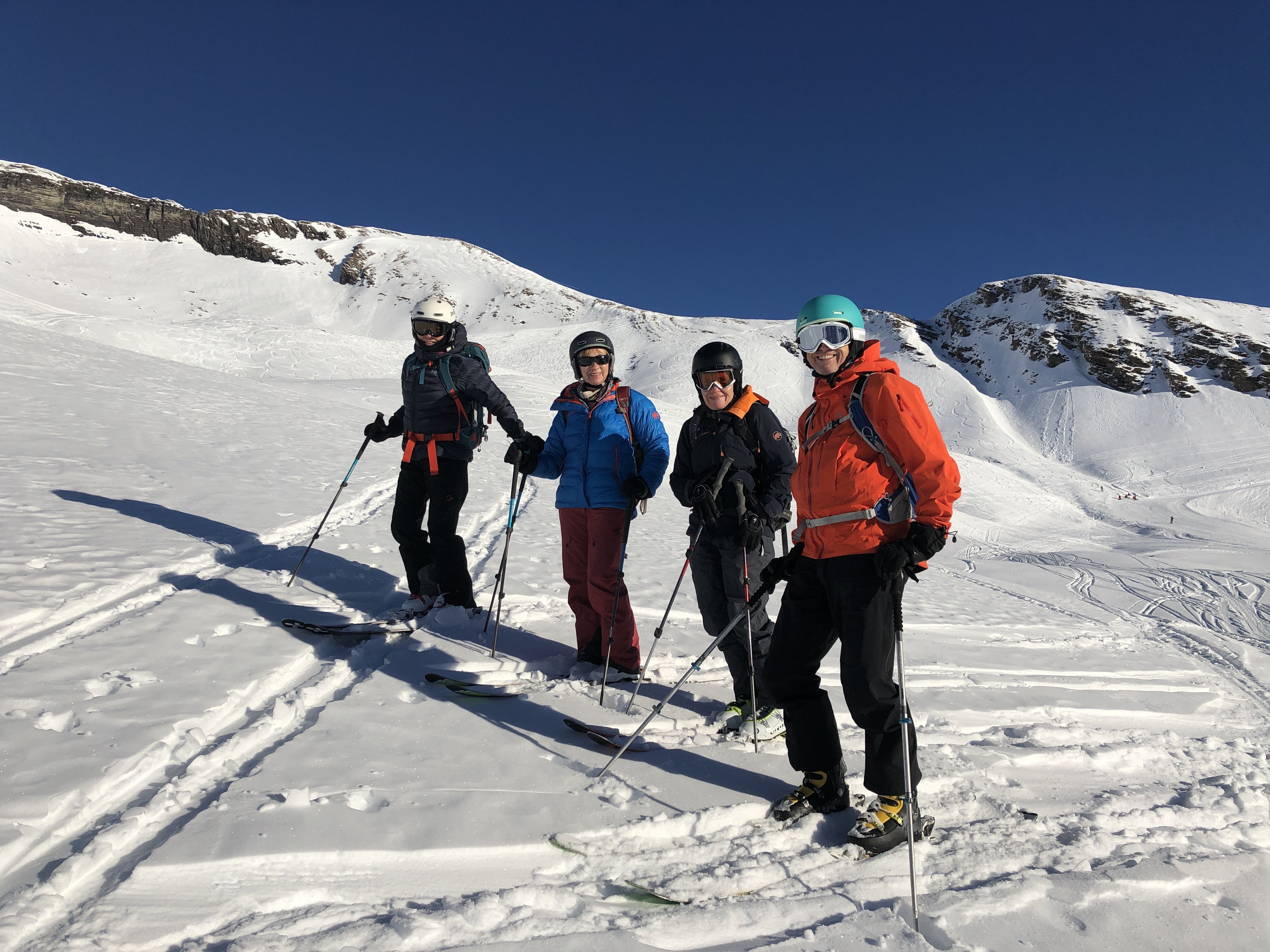 Skitechnik Aufbau