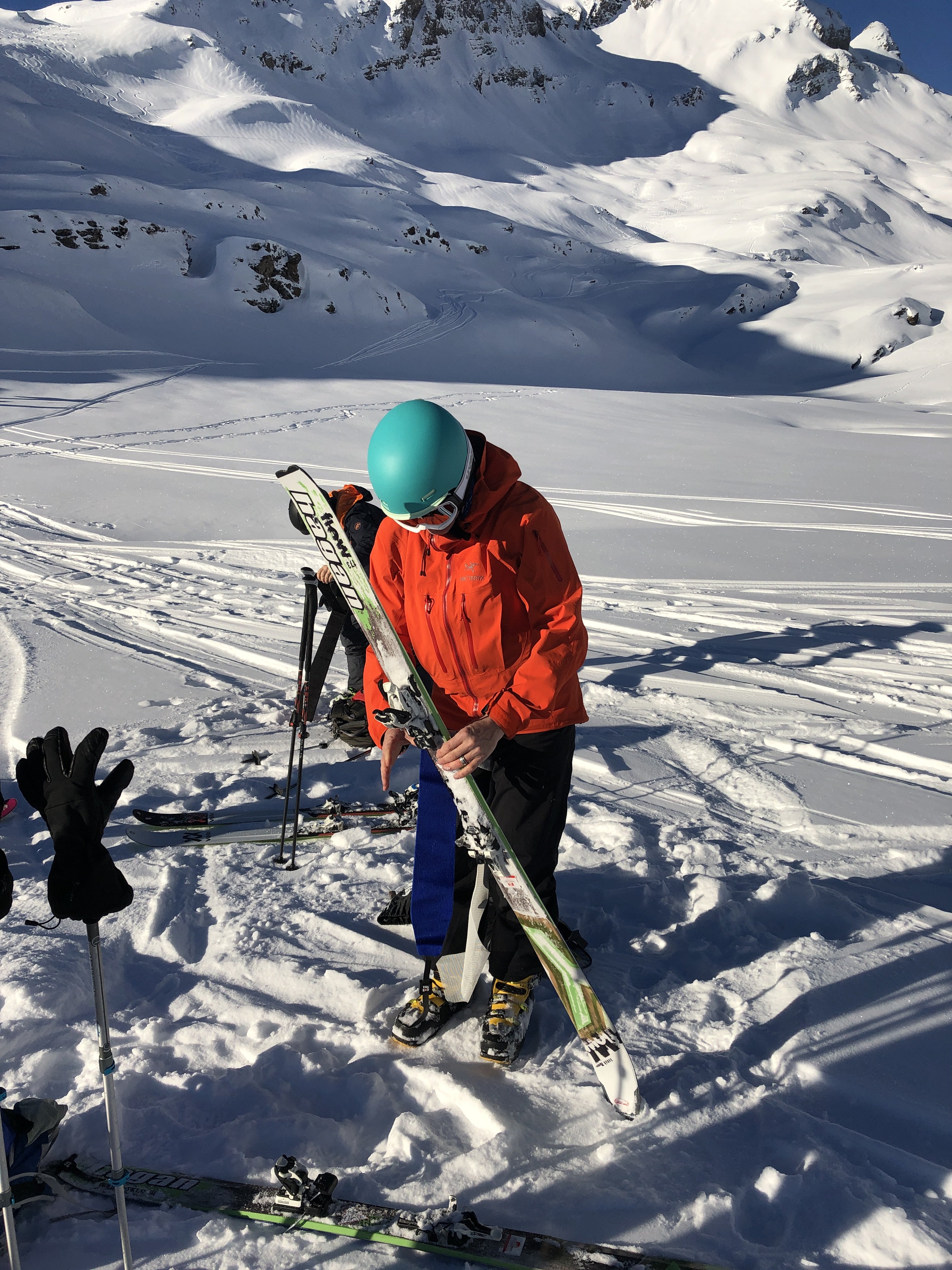 Skitechnik Aufbau