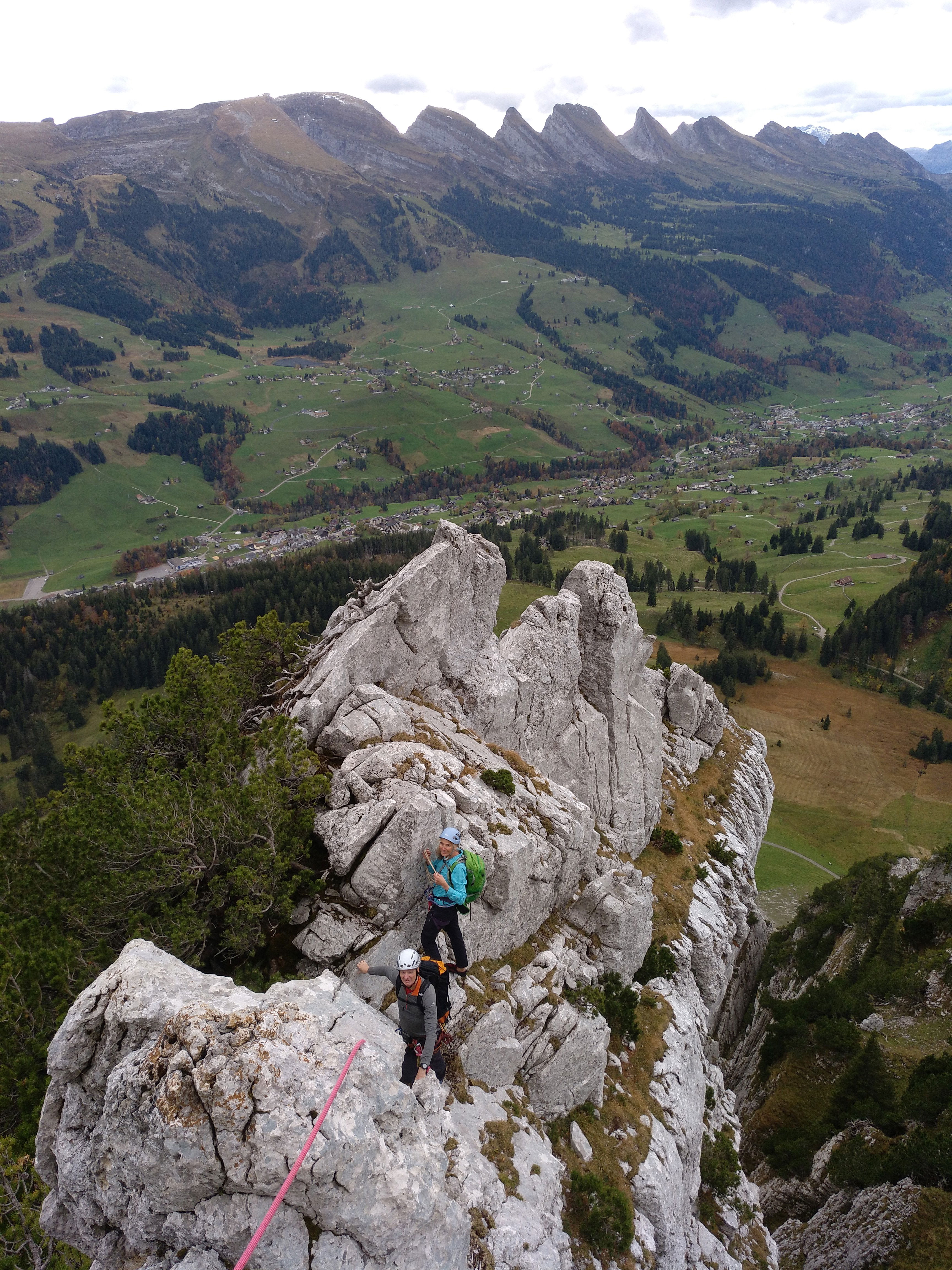 Klettertour Wildhuser Schafbergkante Wildhaus