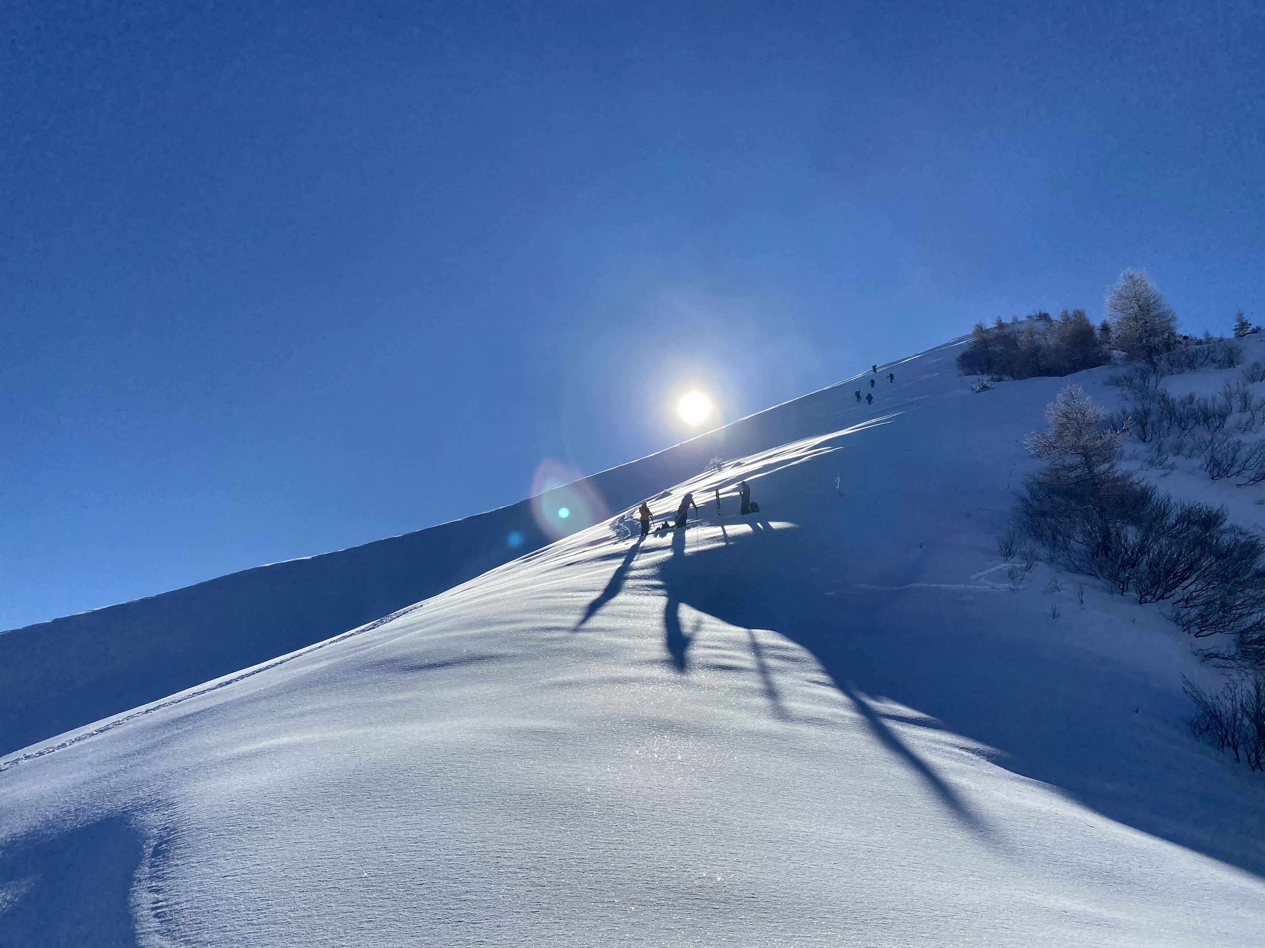 Skitour  Rheintal, 2. Gruppe mit Bergführerin Flurina Görre
