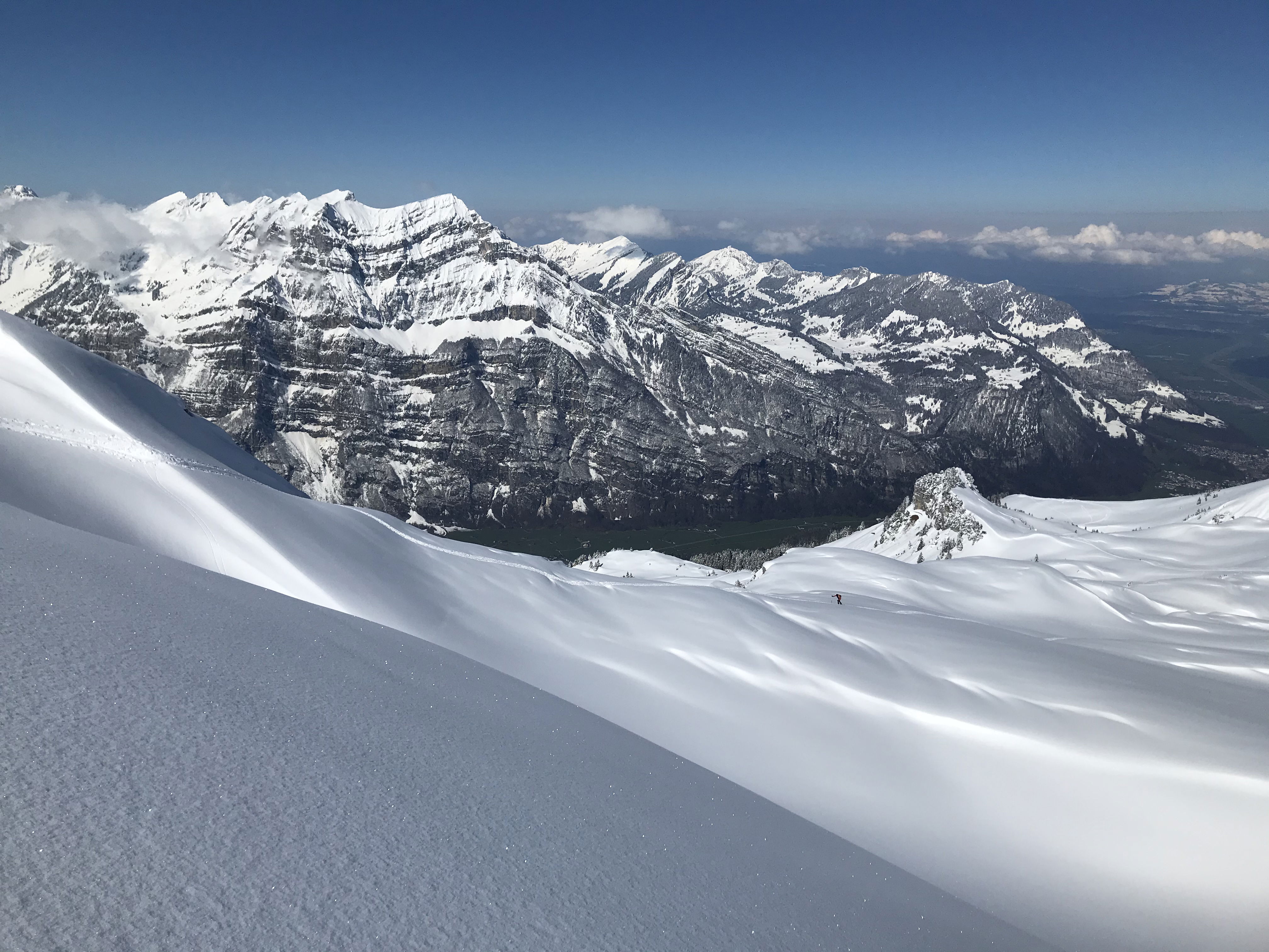 Wintertraum mit Abfahrt zum Walensee Glarner Alpen